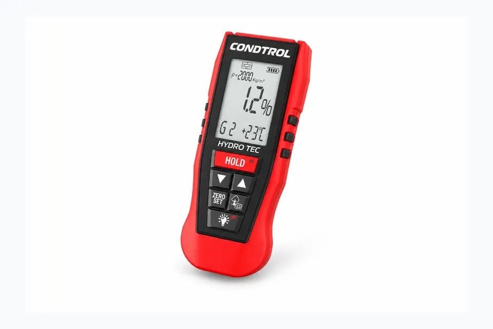 Влагомер Condtrol HYDRO-TEC с показаниями на дисплее