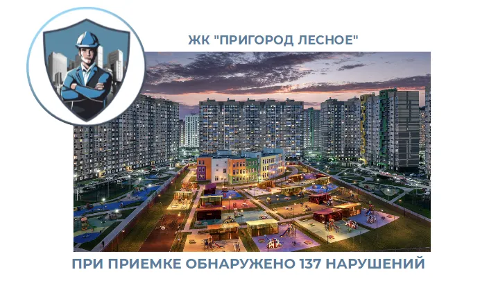 ПРИЕМКА КВАРТИРЫ В ЖК "ПРИГОРОД ЛЕСНОЕ"